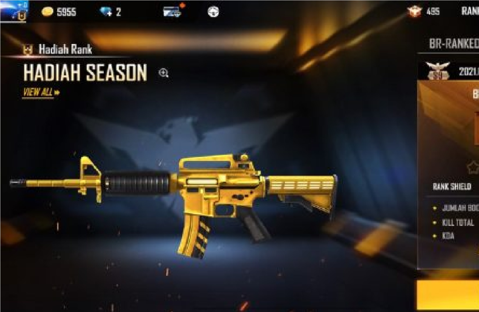 gold m4a1 guns