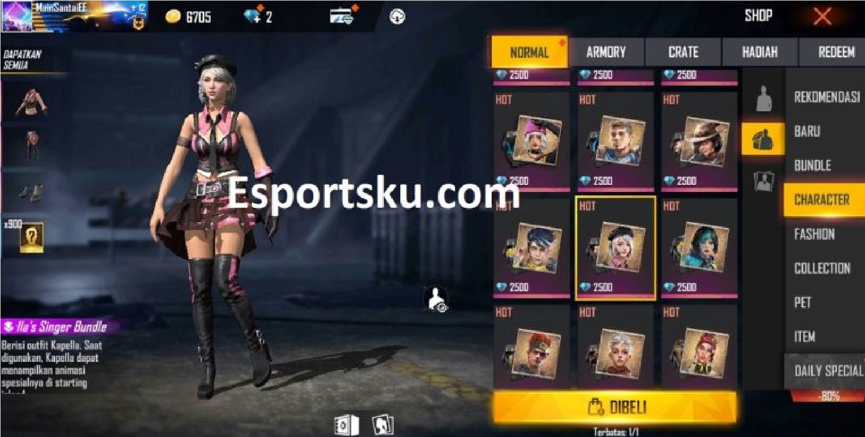 Tips To Get The Kapella Bundle In Free Fire Ff Esports