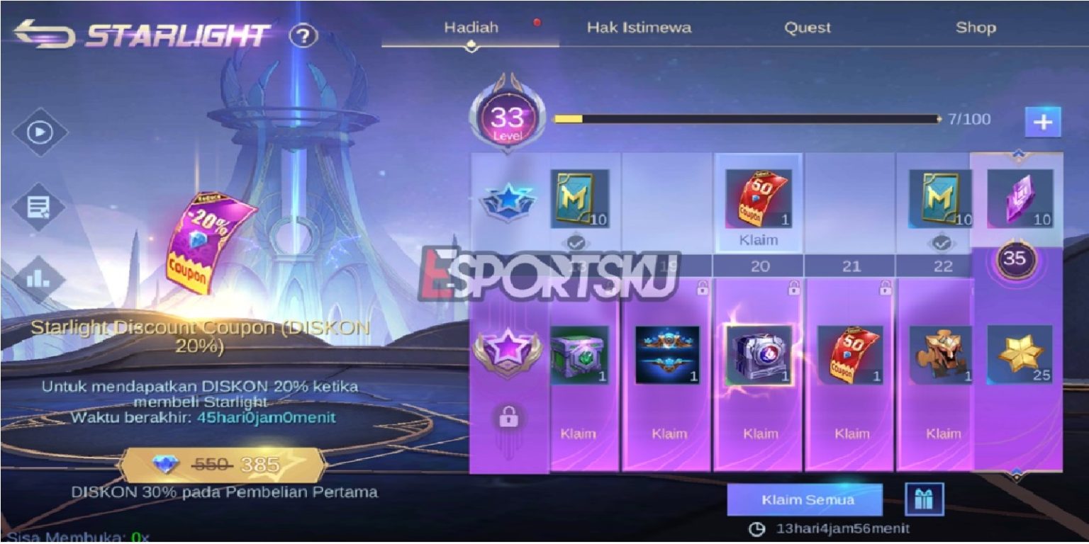 How to Get Diamond Mobile Legends Discount Coupon (ML) Esports