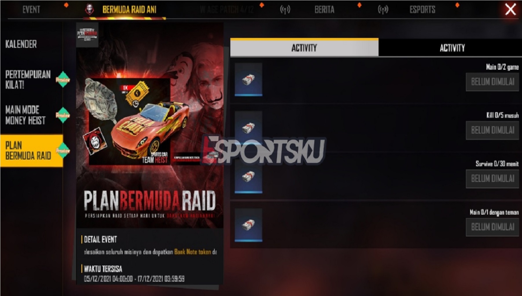 Bank Note Token Free Fire