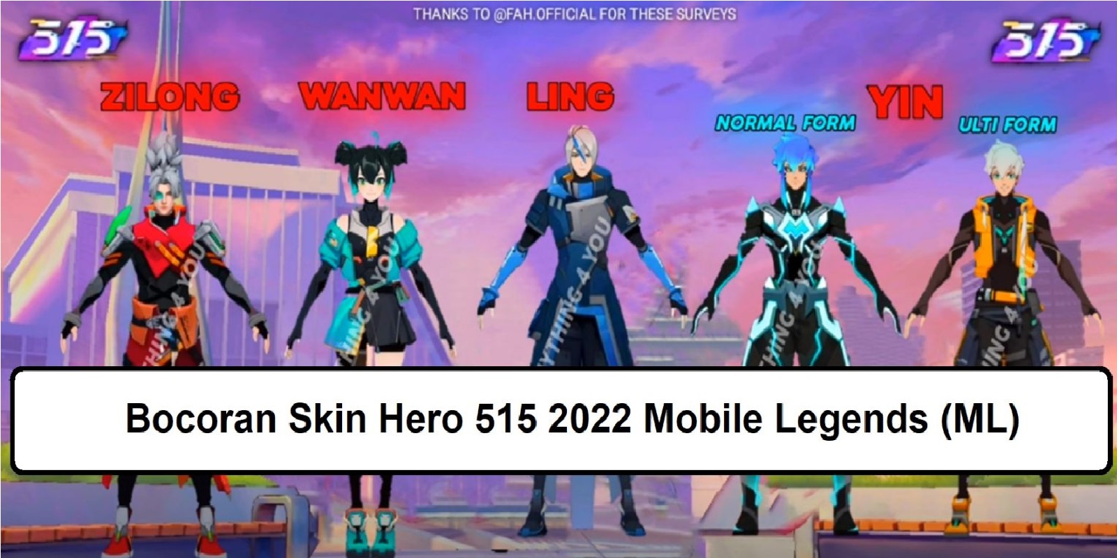 Leaked Hero 515 2022 Skin Mobile Legends Ml Esports