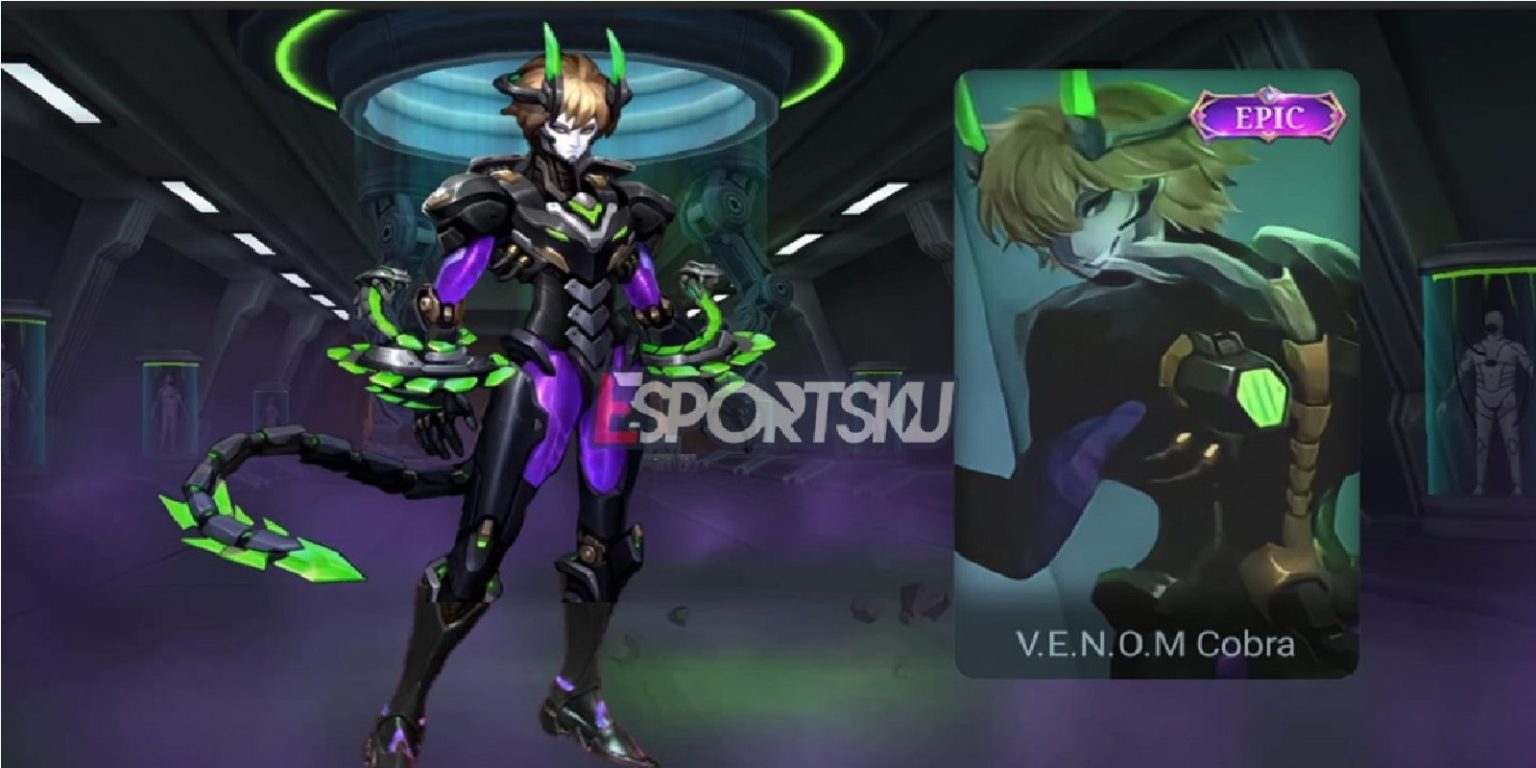 Leaked Dyrroth VENOM Cobra Skin Mobile Legends (ML) - Esports