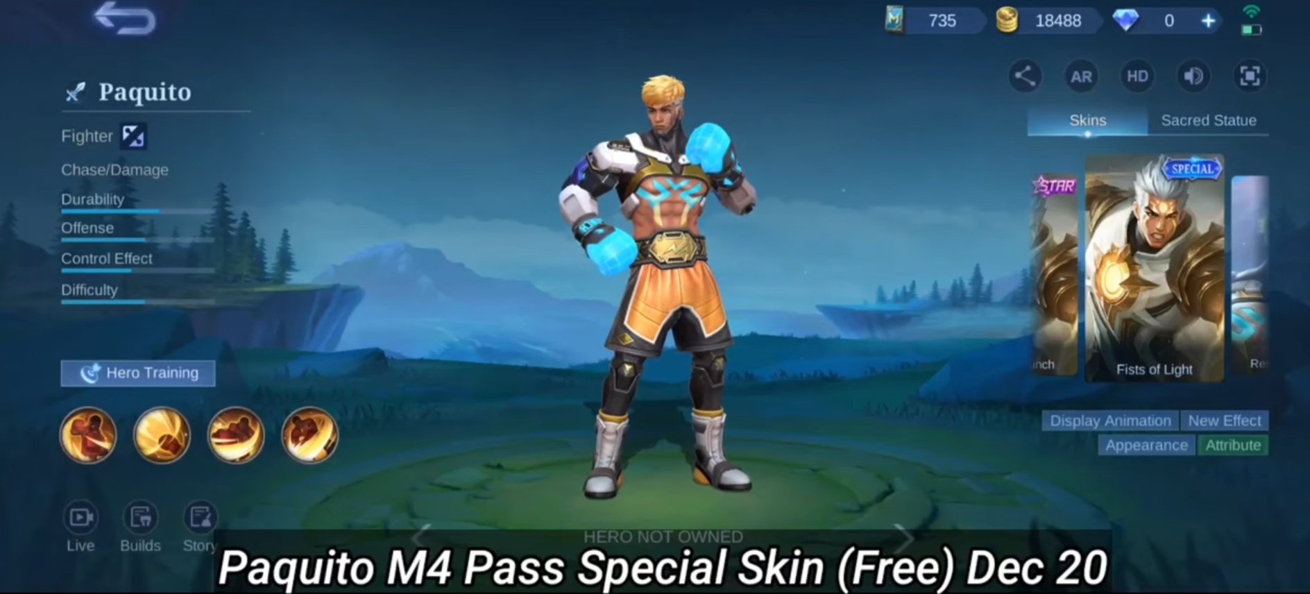 how-to-get-paquito-fist-of-light-skin-mobile-legends-ml-esports