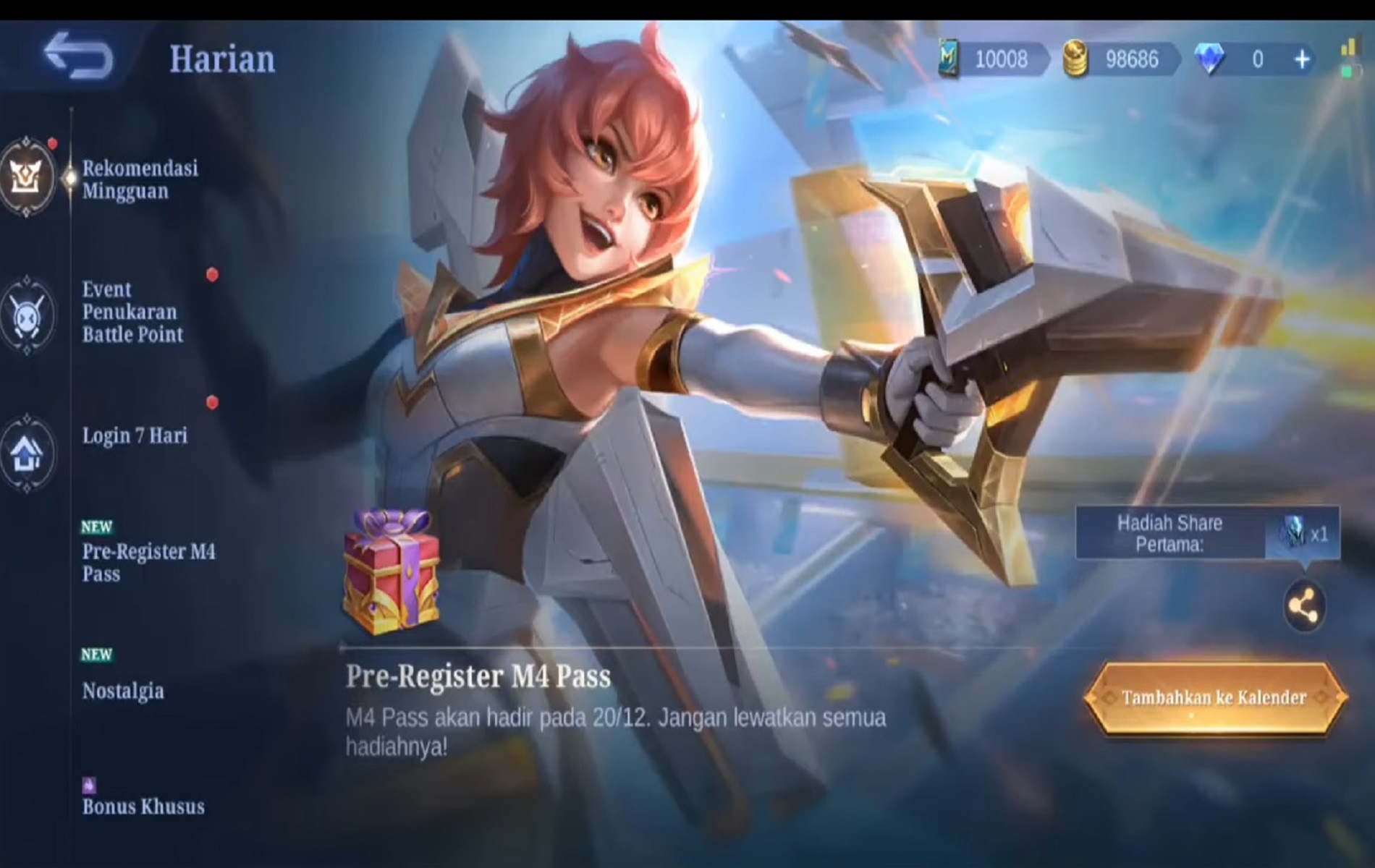 M4 Pass Mobile Legends Release Date (ML) - Esports.