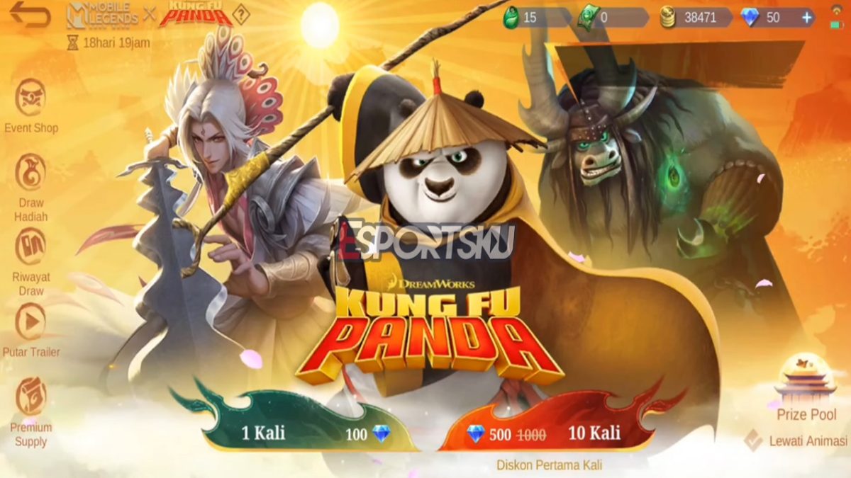 When is the Kung Fu Panda 2023 Resale Event Mobile Legends (ML)? - Esports