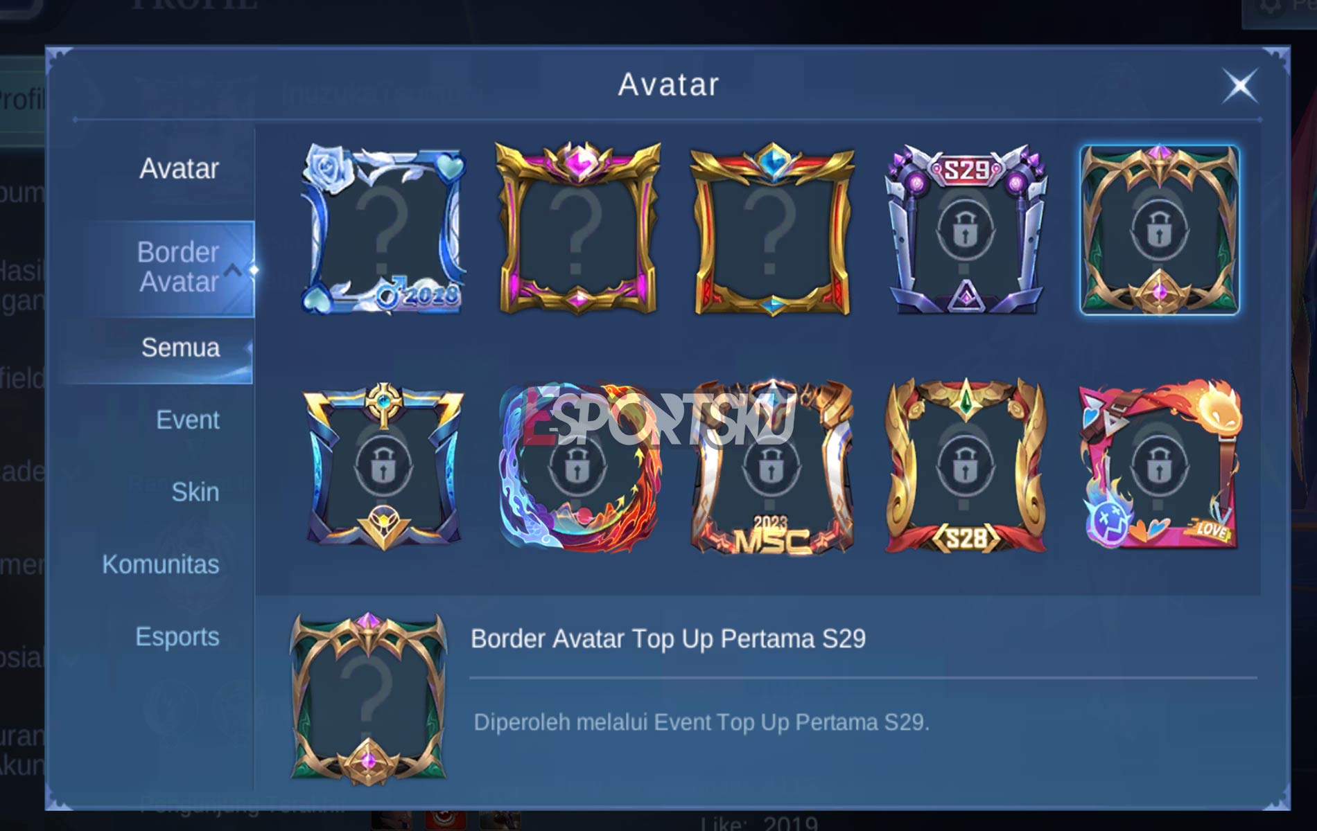 5 Ways To Get Border Avatar Verdant Mobile Legends (ML) - Esports