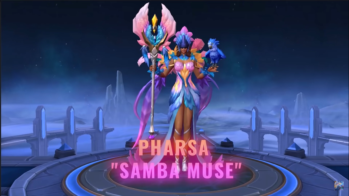 Pharsa Samba Muse Summon Skin Pattern Mobile Legends (ML) - Esports