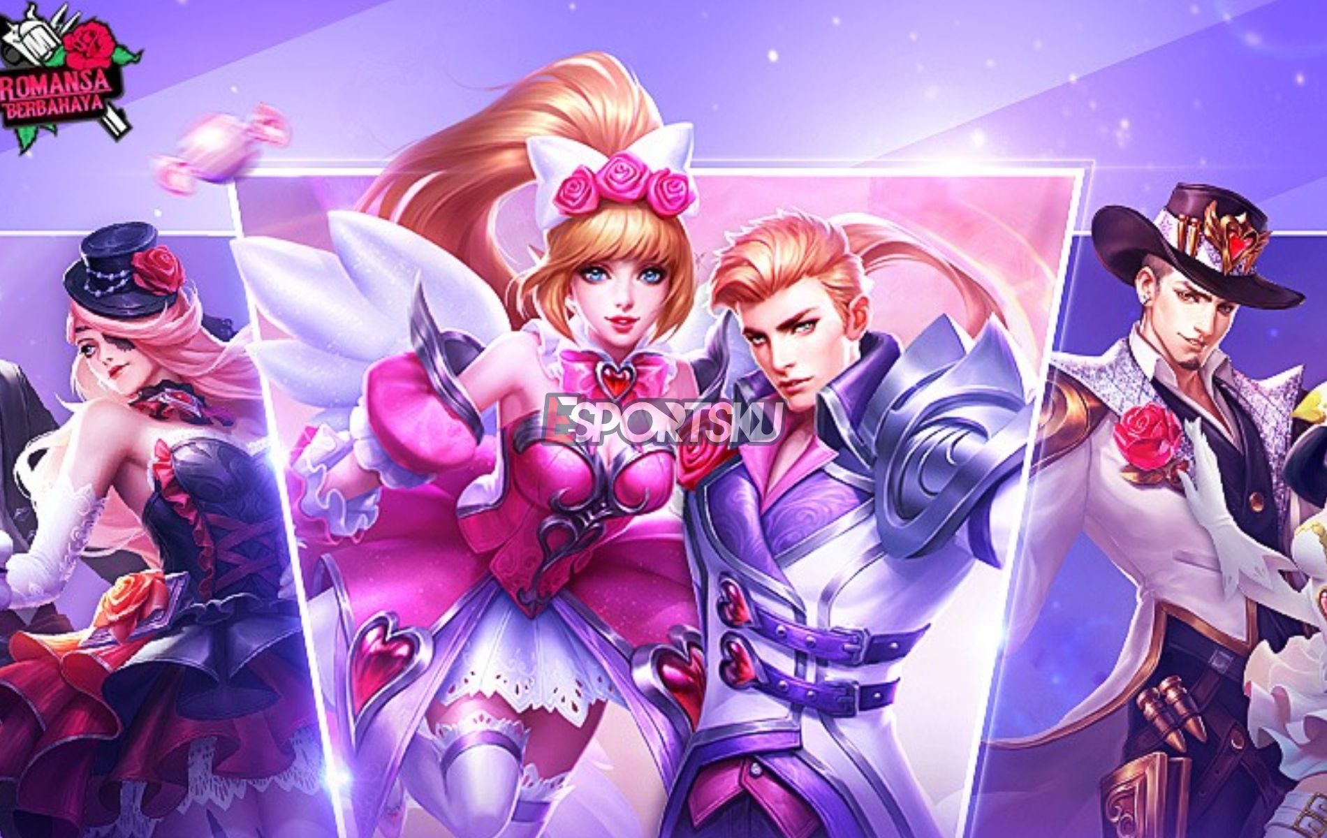 Guaranteed Epic Draw Skin For The KOF 2024 Event Mobile Legends ML   Valentine Skin 