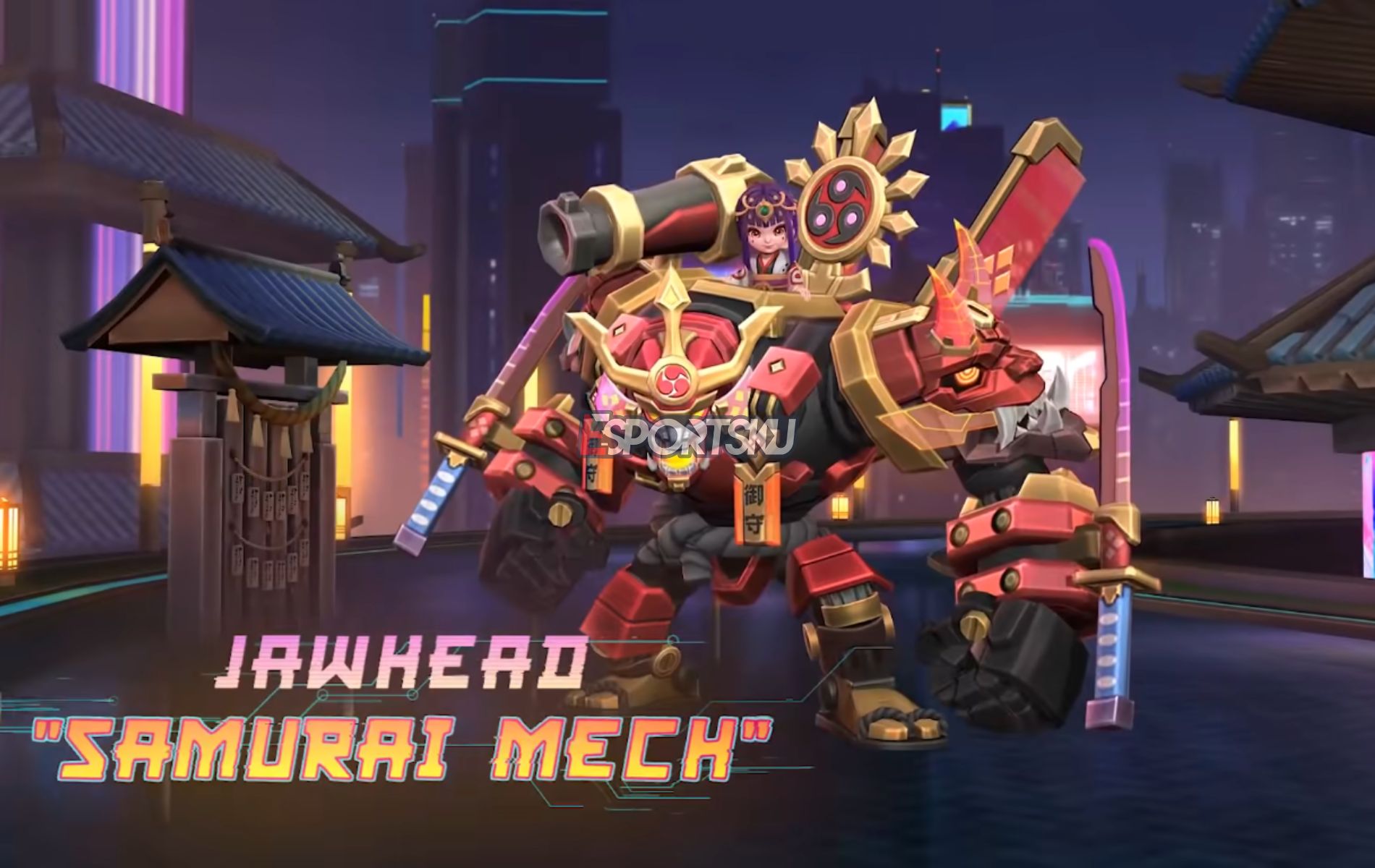 Appearance of Skin Collector Jawhead Samurai Mech Mobile Legends (ML ...